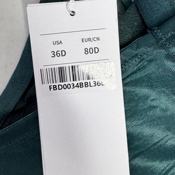 HSIA Lace Minimizer Bra Green Full Coverage Underwire Women 36D NWT - Picture 7 of 8